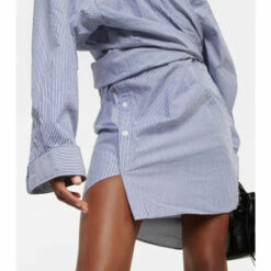 Balenciaga Striped Cotton And Silk Shirt Dress -Balenciaga Sportswear unnamed file 3569