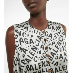 Balenciaga Logo Satin Shirt Dress -Balenciaga Sportswear unnamed file 3592