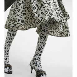 Balenciaga Logo Satin Shirt Dress -Balenciaga Sportswear unnamed file 3593