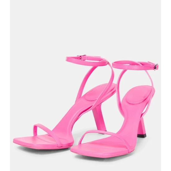 Balenciaga Void Leather Sandals 4 Balenciaga Void Leather Sandals - Image 4