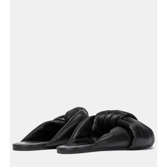 Balenciaga Drapy Leather Sandals 2 Balenciaga Drapy Leather Sandals - Image 2