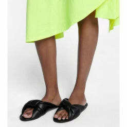 Balenciaga Drapy Leather Sandals 7 Balenciaga Drapy Leather Sandals -Balenciaga Sportswear unnamed file 3610