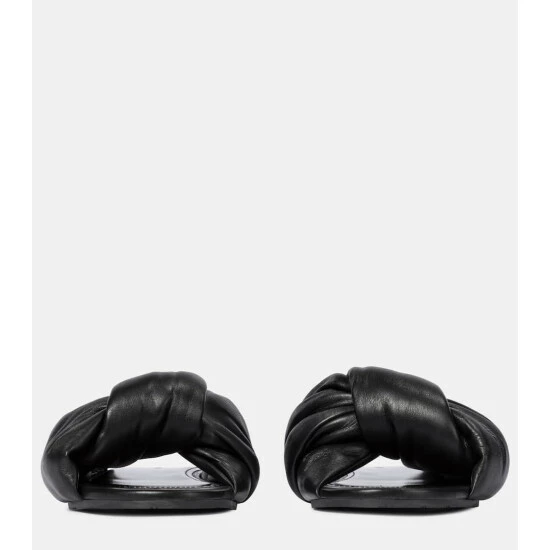 Balenciaga Drapy Leather Sandals 4 Balenciaga Drapy Leather Sandals - Image 4