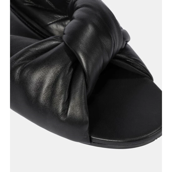Balenciaga Drapy Leather Sandals 5 Balenciaga Drapy Leather Sandals - Image 5