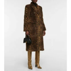 Balenciaga Blade Metallic Leather Knee-high Boots