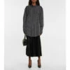 Balenciaga Striped Cotton Oversized Shirt