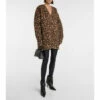 Balenciaga Leopard-print Wool-blend Sweater