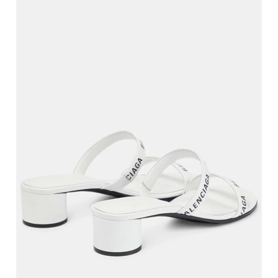 Balenciaga Round Leather Sandals 2 Balenciaga Round Leather Sandals - Image 2