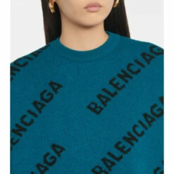Balenciaga Logo Wool-blend Oversized Sweater -Balenciaga Sportswear unnamed file 3713