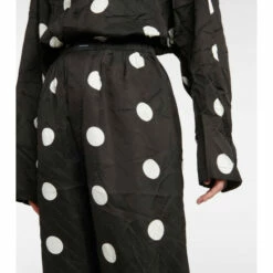 Balenciaga Polka-dot Wide-leg Pants -Balenciaga Sportswear unnamed file 3717