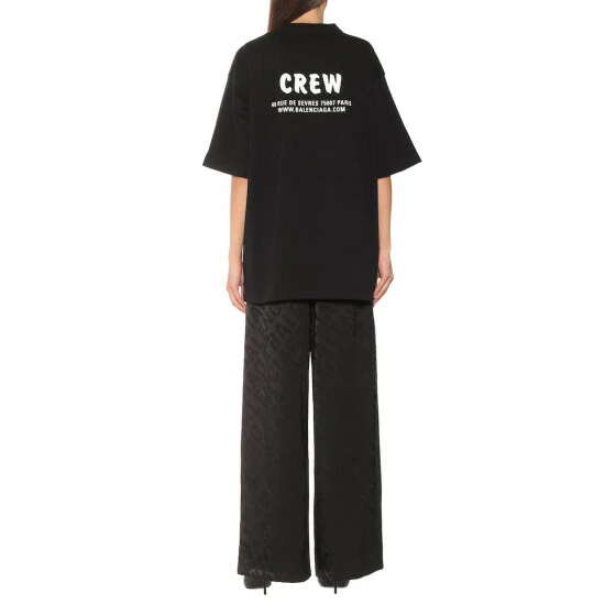 Balenciaga Crew Oversized Cotton T-shirt 2 Balenciaga Crew Oversized Cotton T-shirt - Image 2