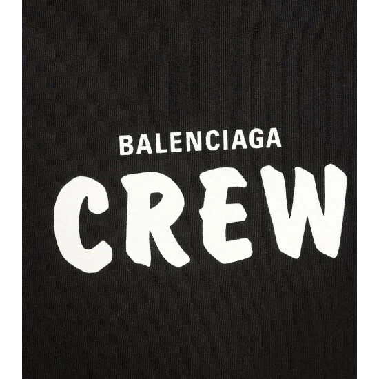 Balenciaga Crew Oversized Cotton T-shirt 3 Balenciaga Crew Oversized Cotton T-shirt - Image 3
