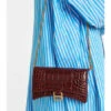 Balenciaga Hourglass Leather Wallet On Chain