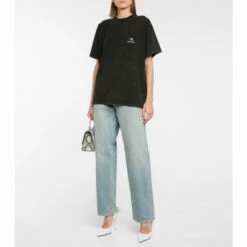 Balenciaga BB Pixel Cotton Jersey T-shirt