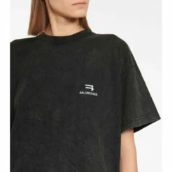 Balenciaga BB Pixel Cotton Jersey T-shirt -Balenciaga Sportswear unnamed file 3793