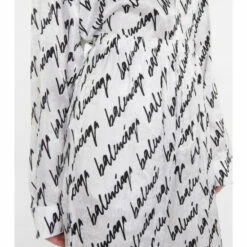 Balenciaga New Scribble Silk Satin Pants -Balenciaga Sportswear unnamed file 3801