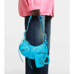 Balenciaga Le Cagole Mini Leather Shoulder Bag