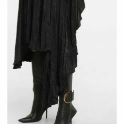 Balenciaga Wrap-effect Silk Jacquard Midi Dress -Balenciaga Sportswear unnamed file 384