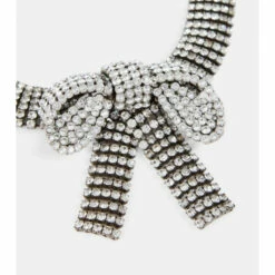 Balenciaga Crystal-embellished Bow Necklace -Balenciaga Sportswear unnamed file 3840