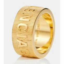 Balenciaga Logo Sterling Silver Ring -Balenciaga Sportswear unnamed file 3844