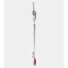 Balenciaga Embellished Single Sword Earring