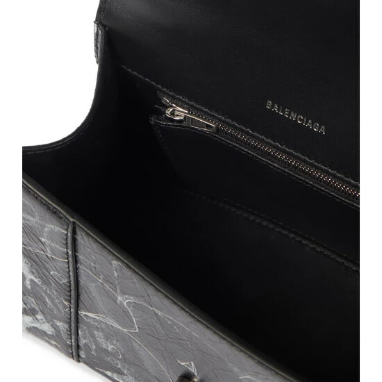 Balenciaga Hourglass Small Printed Leather Shoulder Bag 2 Balenciaga Hourglass Small Printed Leather Shoulder Bag - Image 2
