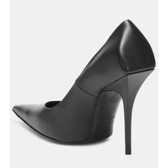 Balenciaga Square Knife Leather Pumps 2 Balenciaga Square Knife Leather Pumps - Image 2