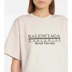 Balenciaga Retail Therapy Cotton Jersey T-shirt 6 Balenciaga Retail Therapy Cotton Jersey T-shirt -Balenciaga Sportswear unnamed file 4022