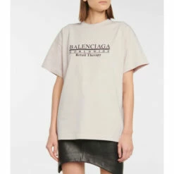 Balenciaga Retail Therapy Cotton Jersey T-shirt 7 Balenciaga Retail Therapy Cotton Jersey T-shirt -Balenciaga Sportswear unnamed file 4023