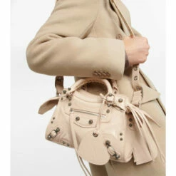 Balenciaga Neo Cagole Mini Leather Tote Bag