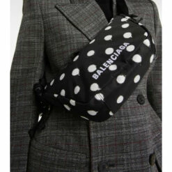 Balenciaga Wheel Nylon Shoulder Bag