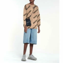 Balenciaga Logo Wool-blend Sweater