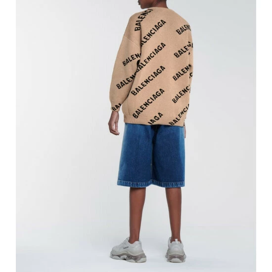 Balenciaga Logo Wool-blend Sweater 2 Balenciaga Logo Wool-blend Sweater - Image 2