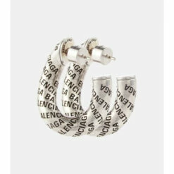 Balenciaga Loop Logo Earrings -Balenciaga Sportswear unnamed file 424