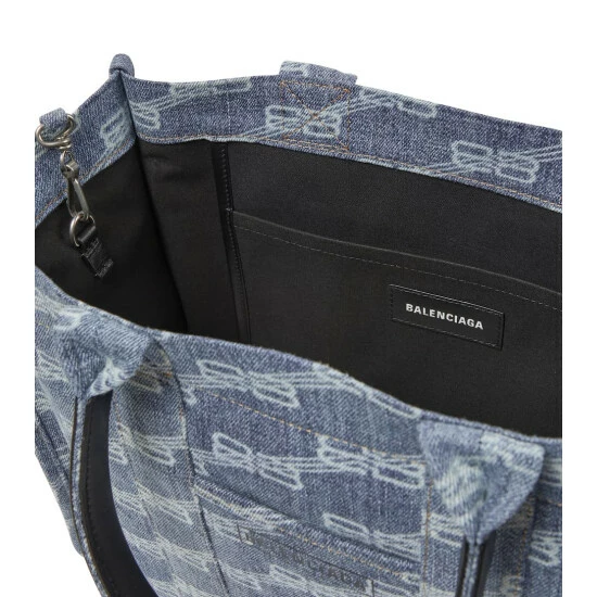 Balenciaga Hardware Medium Denim Tote Bag 2 Balenciaga Hardware Medium Denim Tote Bag - Image 2