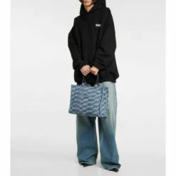 Balenciaga Hardware Medium Denim Tote Bag 8 Balenciaga Hardware Medium Denim Tote Bag -Balenciaga Sportswear unnamed file 432