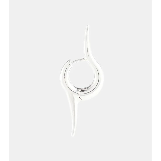 Balenciaga Force Double Spike Silver Earrings 1 Balenciaga Force Double Spike Silver Earrings