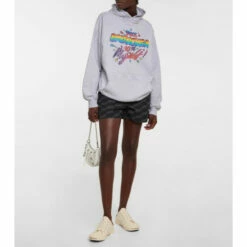 Balenciaga Paris Distressed Open-back Sneakers