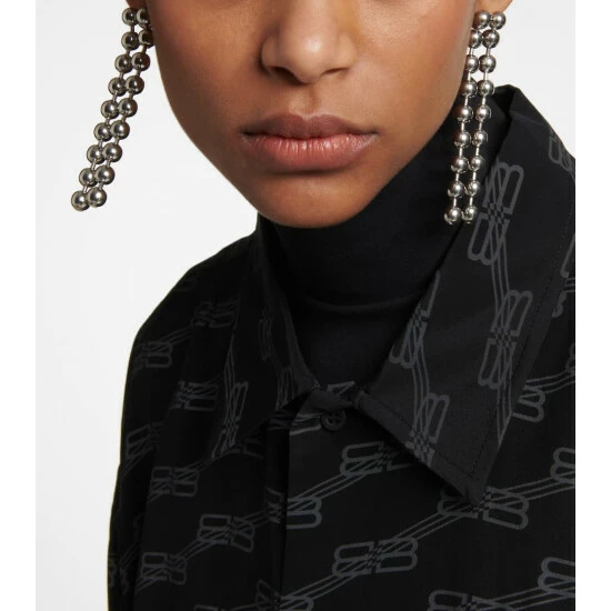 Balenciaga Sphere-embellished Drop Earrings 2 Balenciaga Sphere-embellished Drop Earrings - Image 2