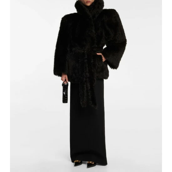 Balenciaga Faux Fur Jacket 3 Balenciaga Faux Fur Jacket - Image 3