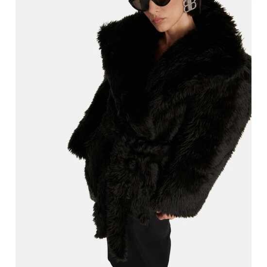 Balenciaga Faux Fur Jacket 4 Balenciaga Faux Fur Jacket - Image 4