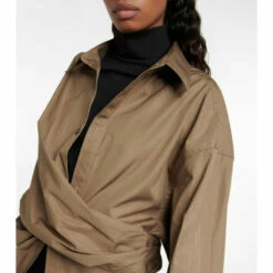 Balenciaga Draped Cotton Shirt -Balenciaga Sportswear unnamed file 646