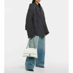 Balenciaga Downtown Small Leather Shoulder Bag -Balenciaga Sportswear unnamed file 652