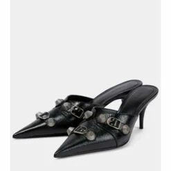 Balenciaga Cagole Leather Mules 8 Balenciaga Cagole Leather Mules -Balenciaga Sportswear unnamed file 656
