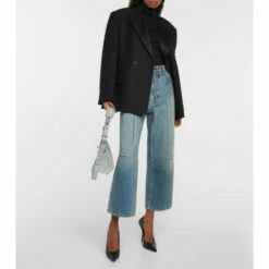 Balenciaga High-rise Wide-leg Jeans