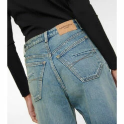 Balenciaga High-rise Wide-leg Jeans -Balenciaga Sportswear unnamed file 662