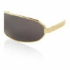 Balenciaga Rectangular Metal Sunglasses