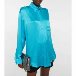 Balenciaga Logo Silk Shirt -Balenciaga Sportswear unnamed file 671
