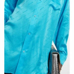 Balenciaga Logo Silk Shirt -Balenciaga Sportswear unnamed file 672