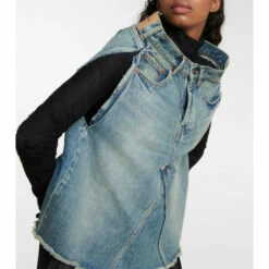 Balenciaga Pants Off-shoulder Denim Top -Balenciaga Sportswear unnamed file 685